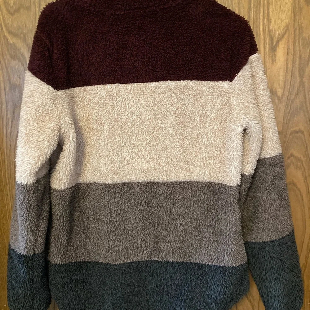 Fleece pull over sweater jacket by Maurices - Picture 9 of 11
